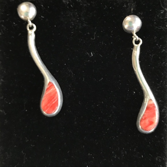 Sterling Silver Drop Earrings - Picture 5 of 8